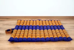 Kapok Steppkissen XL (Blau/Gelb)