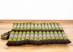 Kapok Steppkissen XL (Braun/Grün)