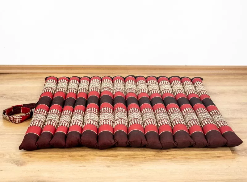 Kapok Steppkissen XL (Rubinrot)