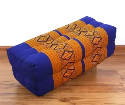 Kapok Stützkissen, Classic (Blau/Gelb)