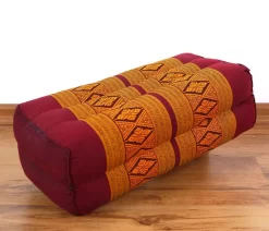 Kapok Stützkissen, Classic (Rot/Gelb)