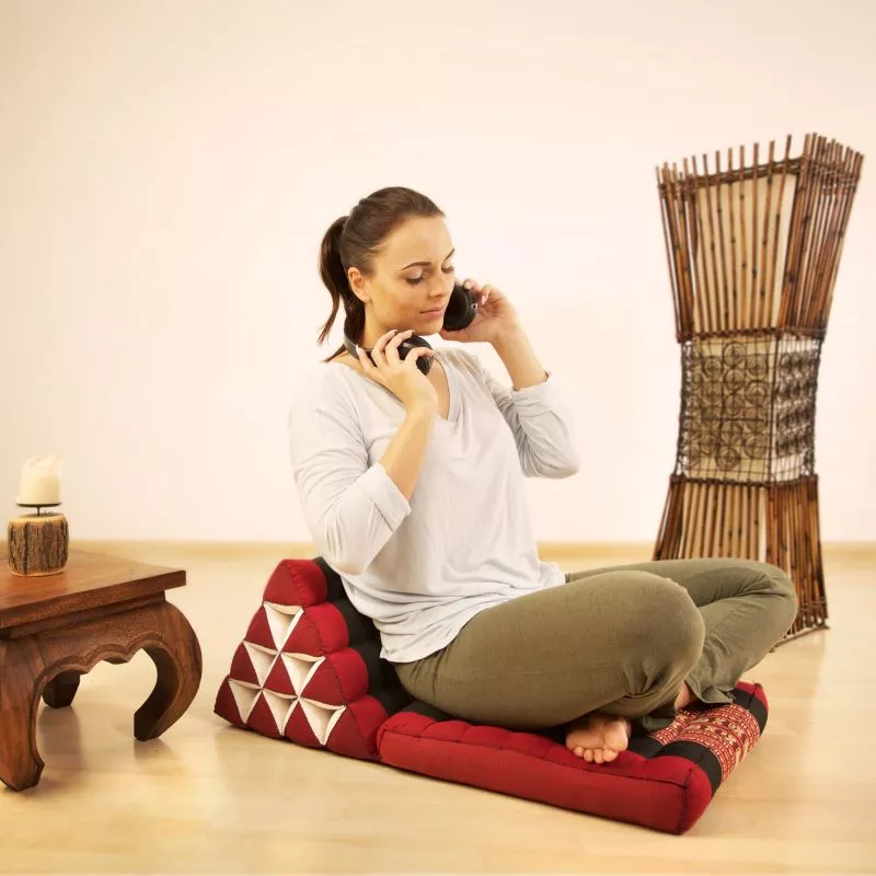 Kapok Thaikissen 1 Auflage (Rot/Grün) – Bild 3