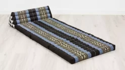 Kapok Thaikissen XXL Breit (Blau/Elefanten)