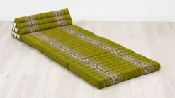 Kapok Thaikissen XXL Breit (Grün/Elefanten)