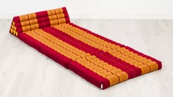 Kapok Thaikissen XXL Breit (Rot/Gelb)