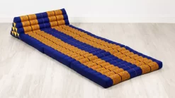 Kapok Thaikissen XXL Breit (Blau/Gelb)