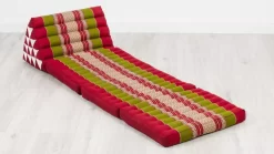 Kapok Thaikissen XXL Hoch (Rot/Grün)