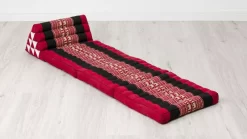 Kapok Thaikissen 3 Auflagen, Classic (Rot/Elefanten)