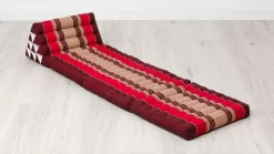 Kapok Thaikissen 3 Auflagen, Classic (Rubinrot)