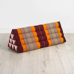 Kapok Dreieckskissen Breit (Orange)