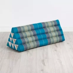 Kapok Dreieckskissen Breit (Hellblau)