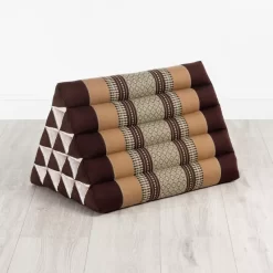 Kapok Dreieckskissen Hoch, Classic (Braun)