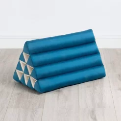 Kapok Dreieckskissen, Basic (Hellblau Uni)