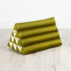 Kapok Dreieckskissen, Basic (Grün Uni)