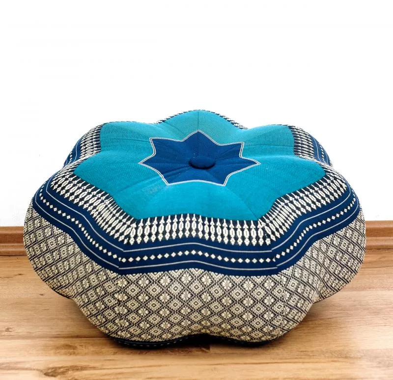 Kapok Zafukissen Stern Groß (Blau) – Bild 2