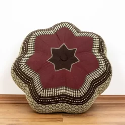 Kapok Zafukissen Stern Groß (Weinrot)