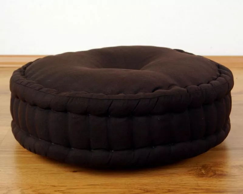 Kapok Zafukissen Groß, Basic (Braun Uni)